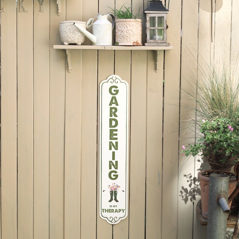 Placa Decorativa Garden Therapy