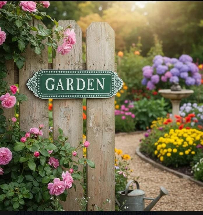 Placa Decorativa Garden M