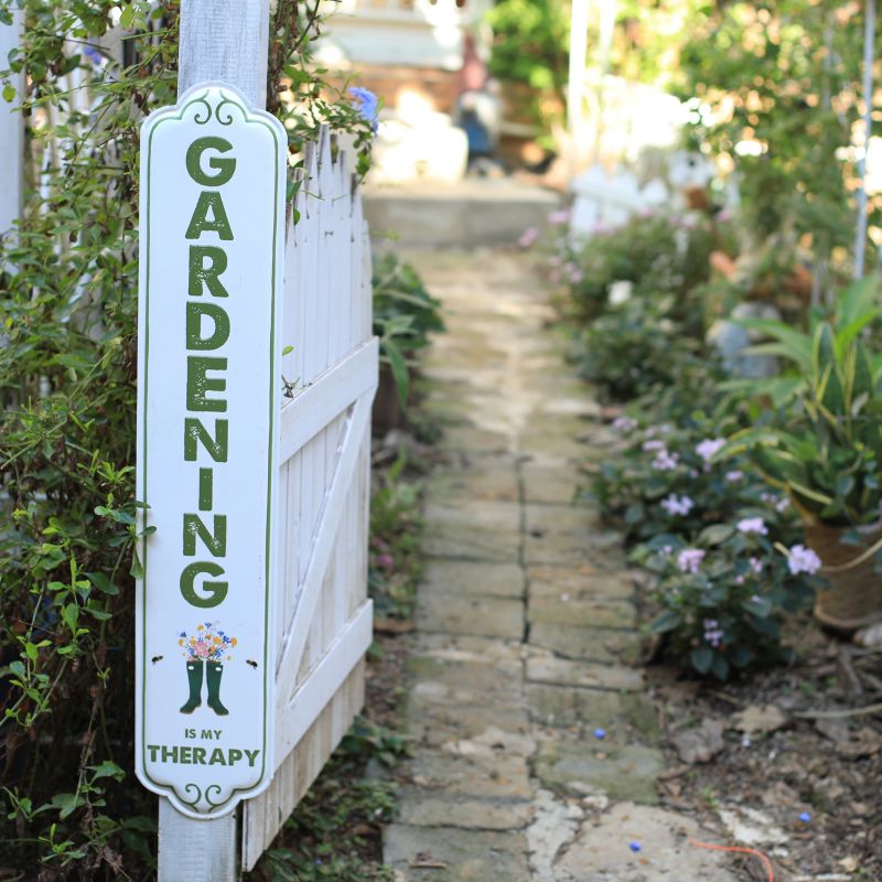 Placa Decorativa Garden Therapy