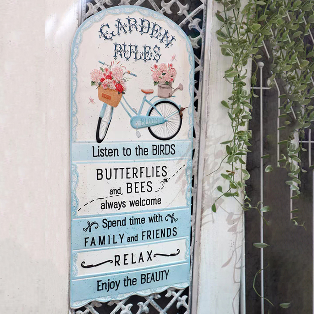 Placa Decorativa Bike