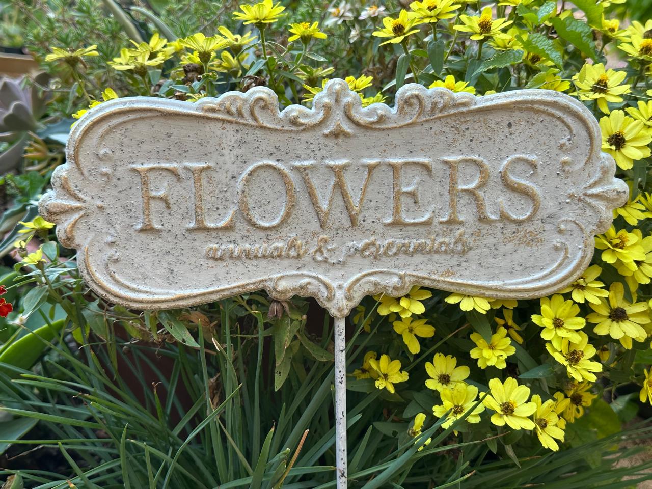 Estaca Decorativa Flowers para Jardim