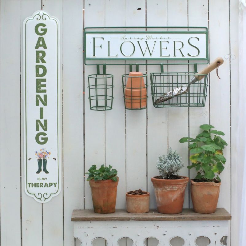 Placa Decorativa Garden Therapy