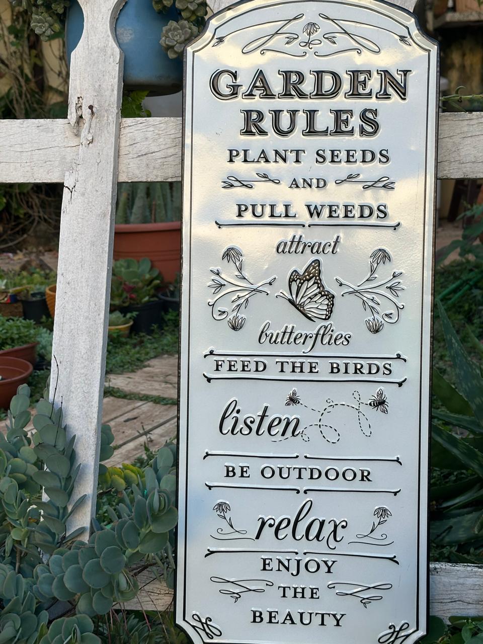 Placa Decorativa Borboleta