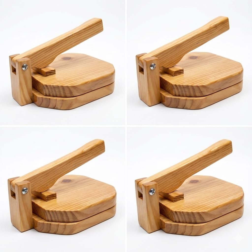 Wooden Roti Press