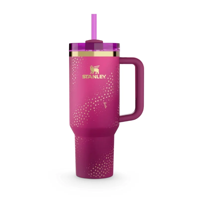 Star Stylish Stanley Barbie Tumbler | H2.0 Tumbler 1.18L Limited Edition Double Wall Vacuum Insulated