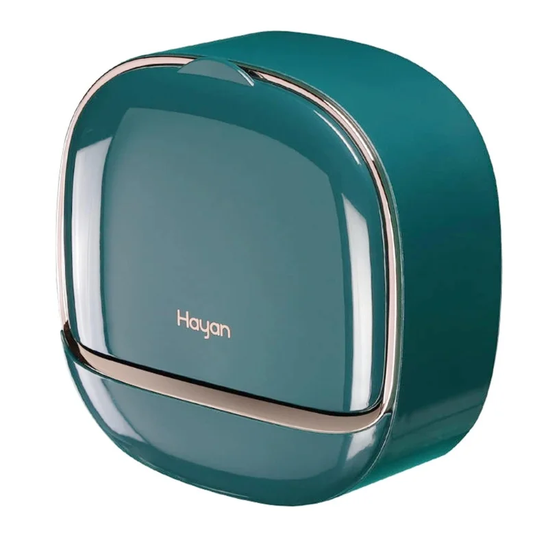 Self-Adhesive Wall-Mounted Luxury Soap Holder with Lid and Drainage Tray