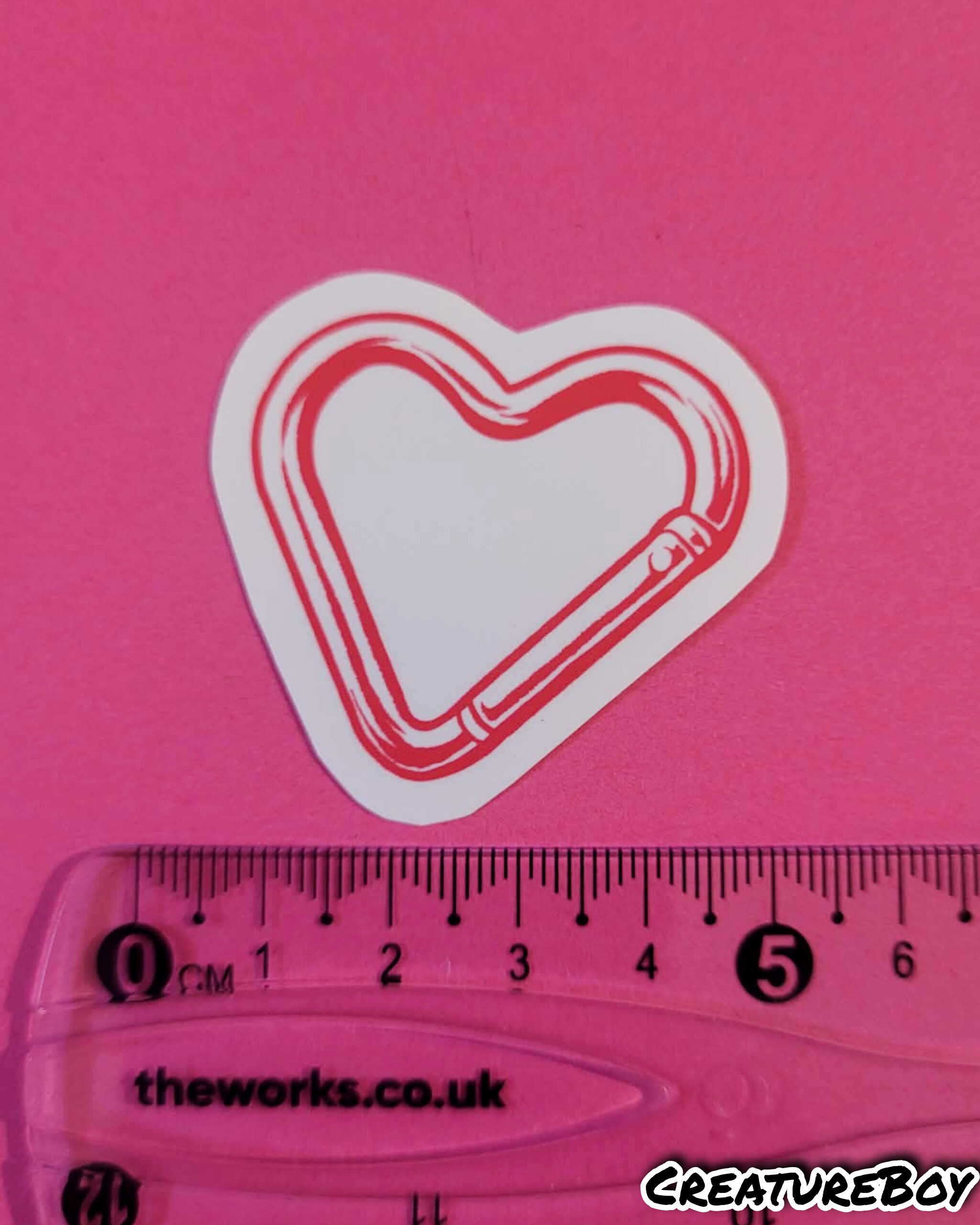 Heart Carabiner - Red