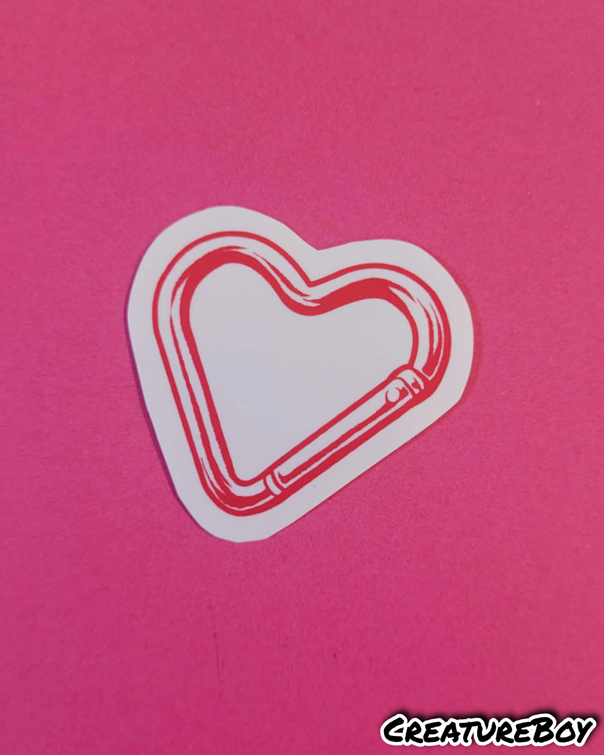 Heart Carabiner - Red