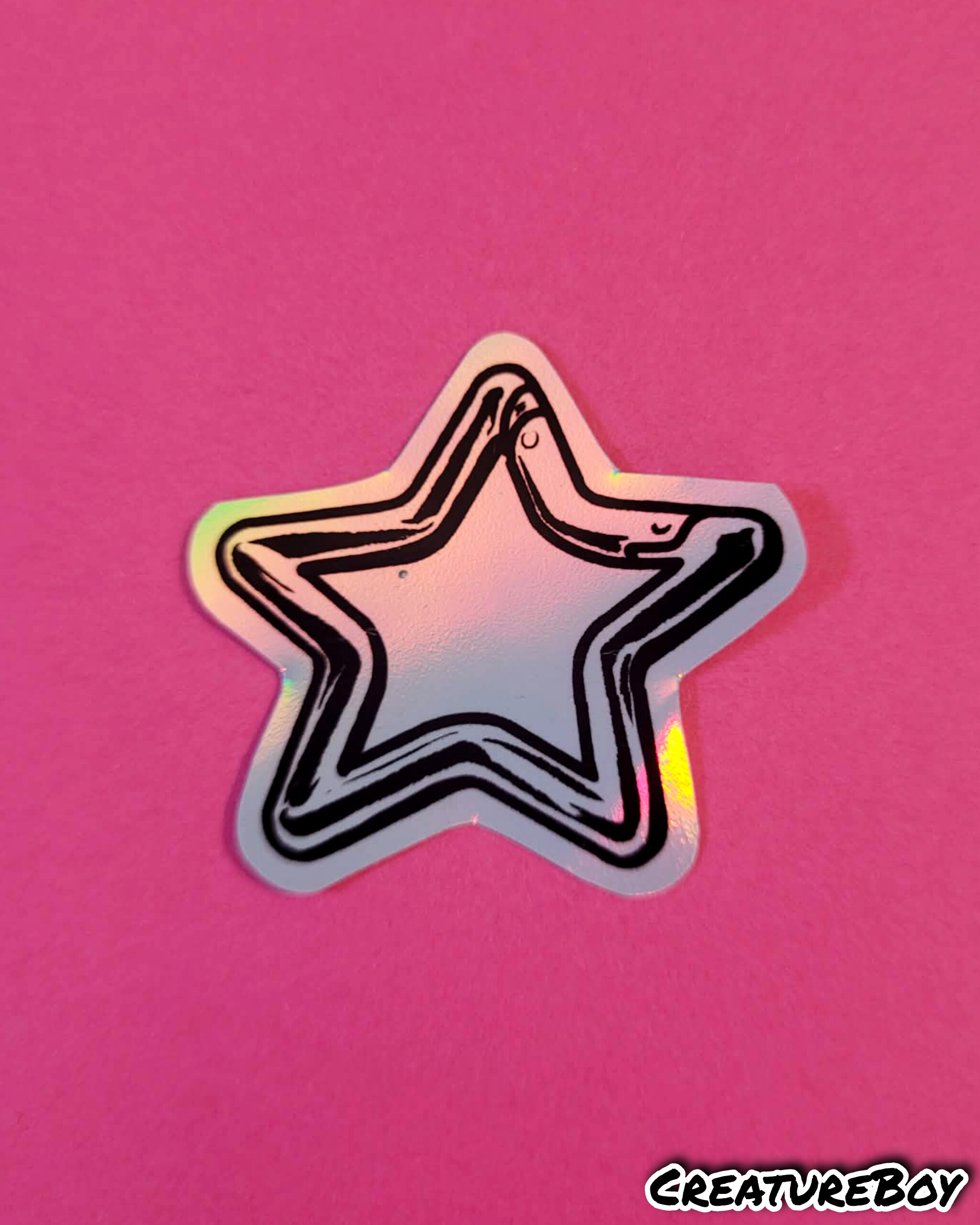 Star Carabiner - Holographic Sticker