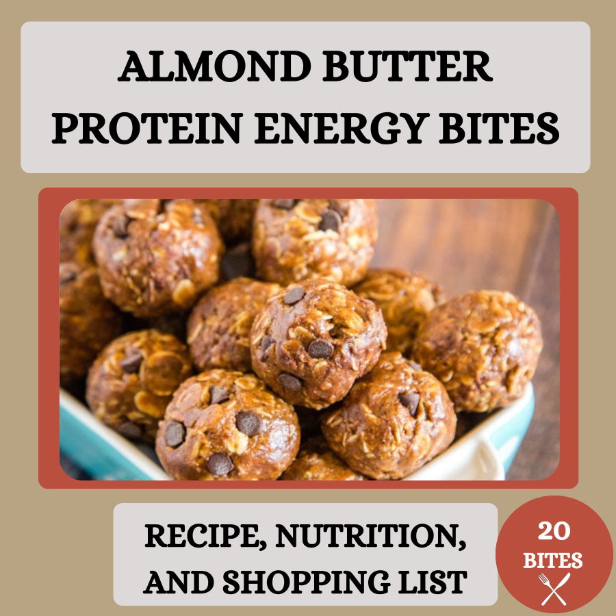 Almond Butter Protein Energy Bites