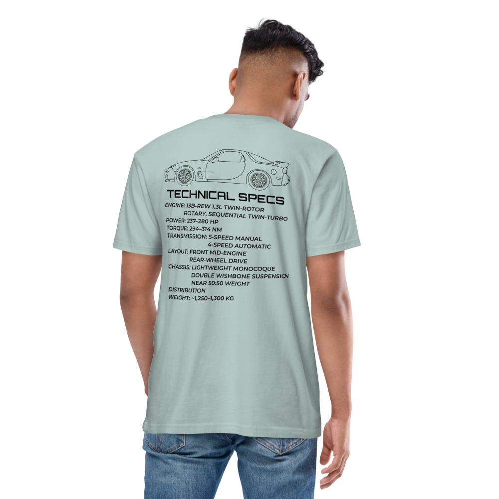 Men’s premium heavyweight tee RX-7 FD3S