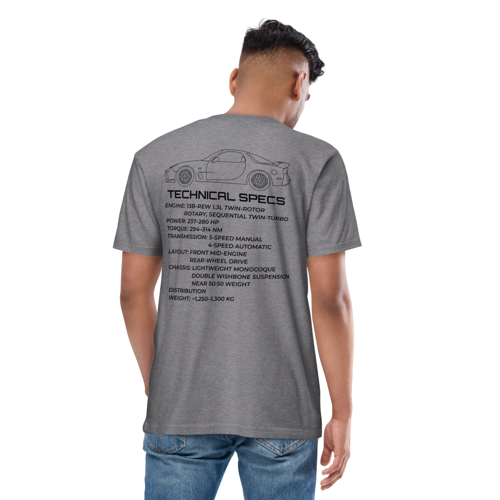 Men’s premium heavyweight tee RX-7 FD3S
