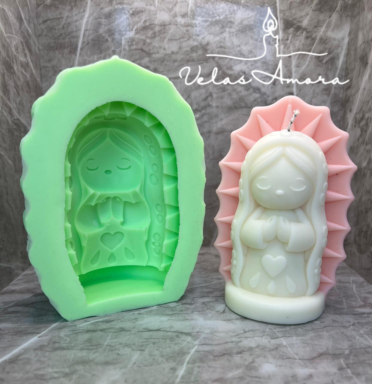 Molde de silicona Virgen de Guadalupe