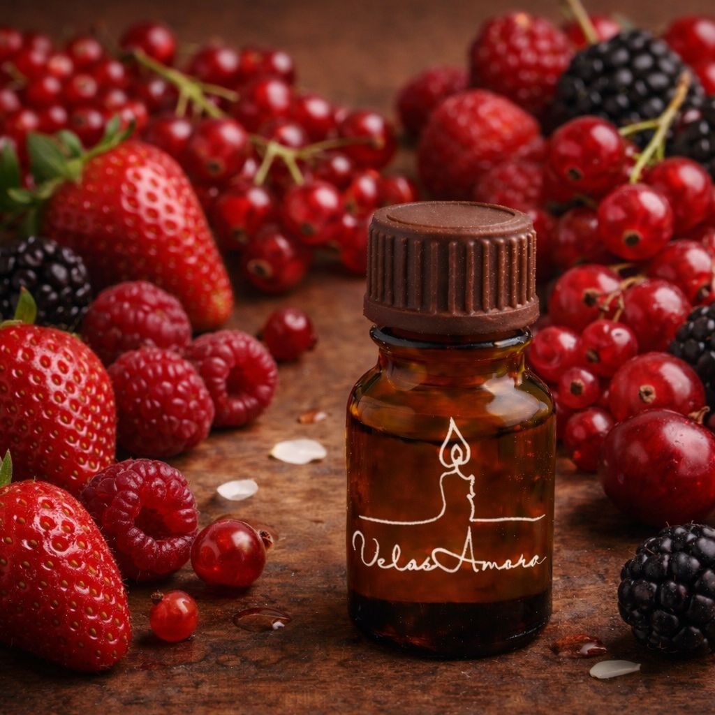 Esencia con olor a Frutos Rojos