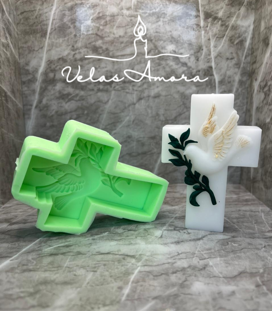 Molde de silicona cruz del Espíritu Santo
