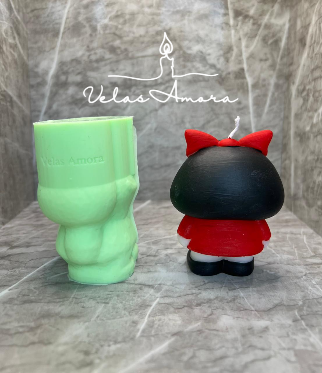 Molde de silicona Mafalda 3D