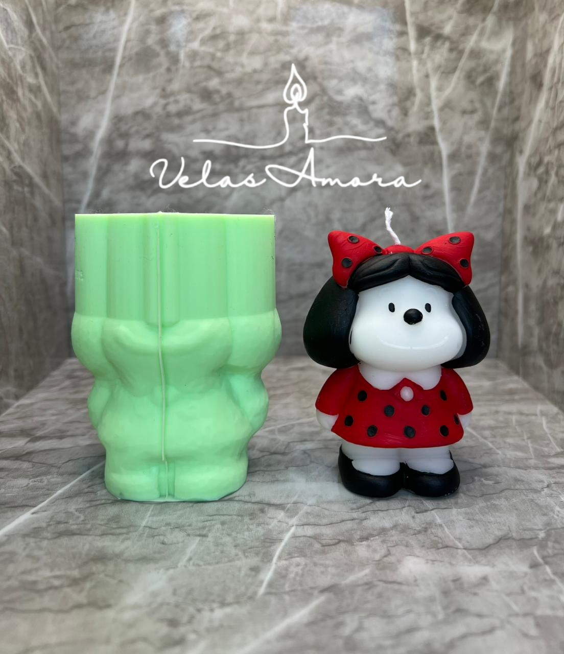 Molde de silicona Mafalda 3D
