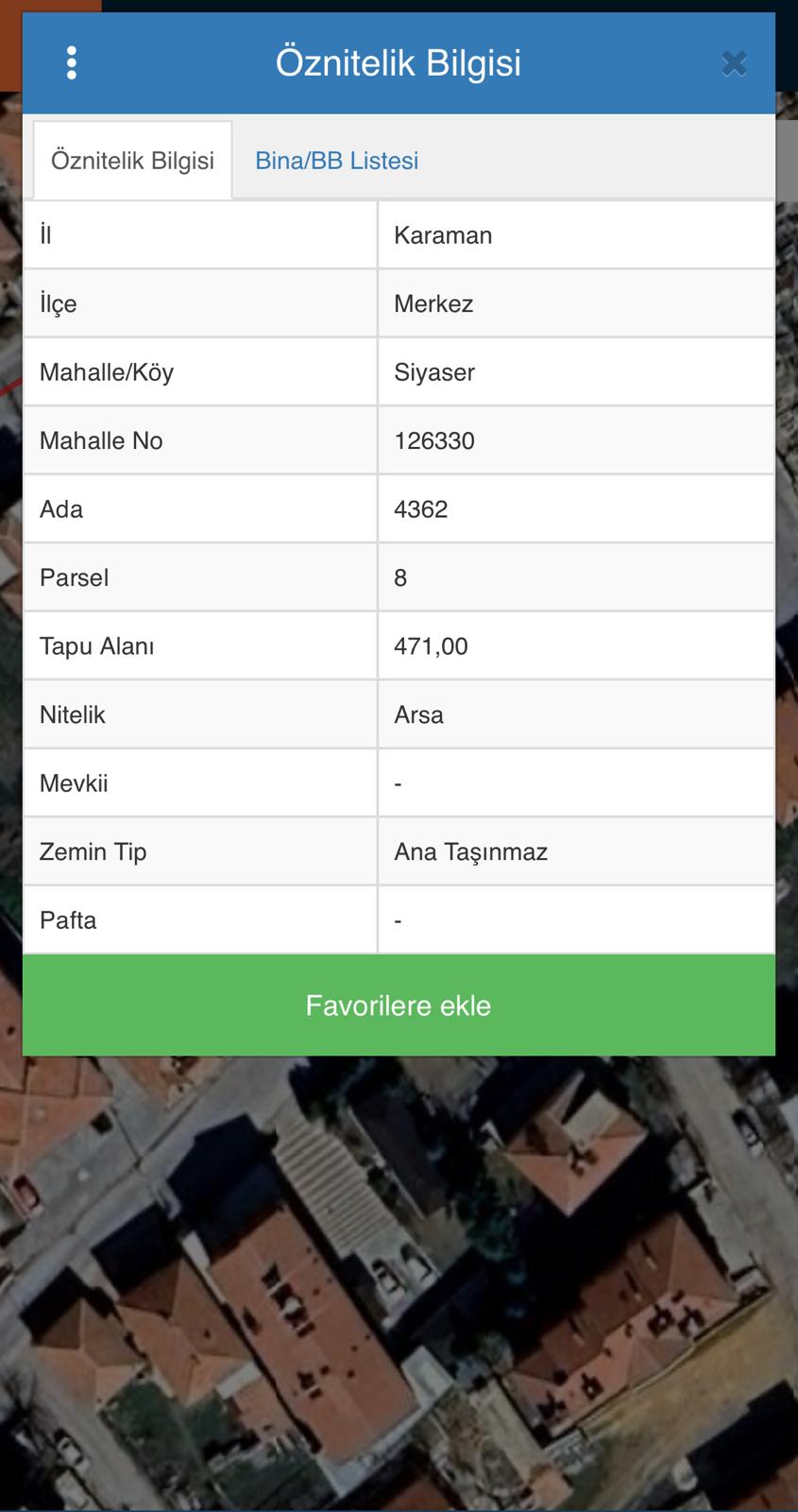 SİYASER MAHALLESİNDE 471 M2 SATILIK ARSA