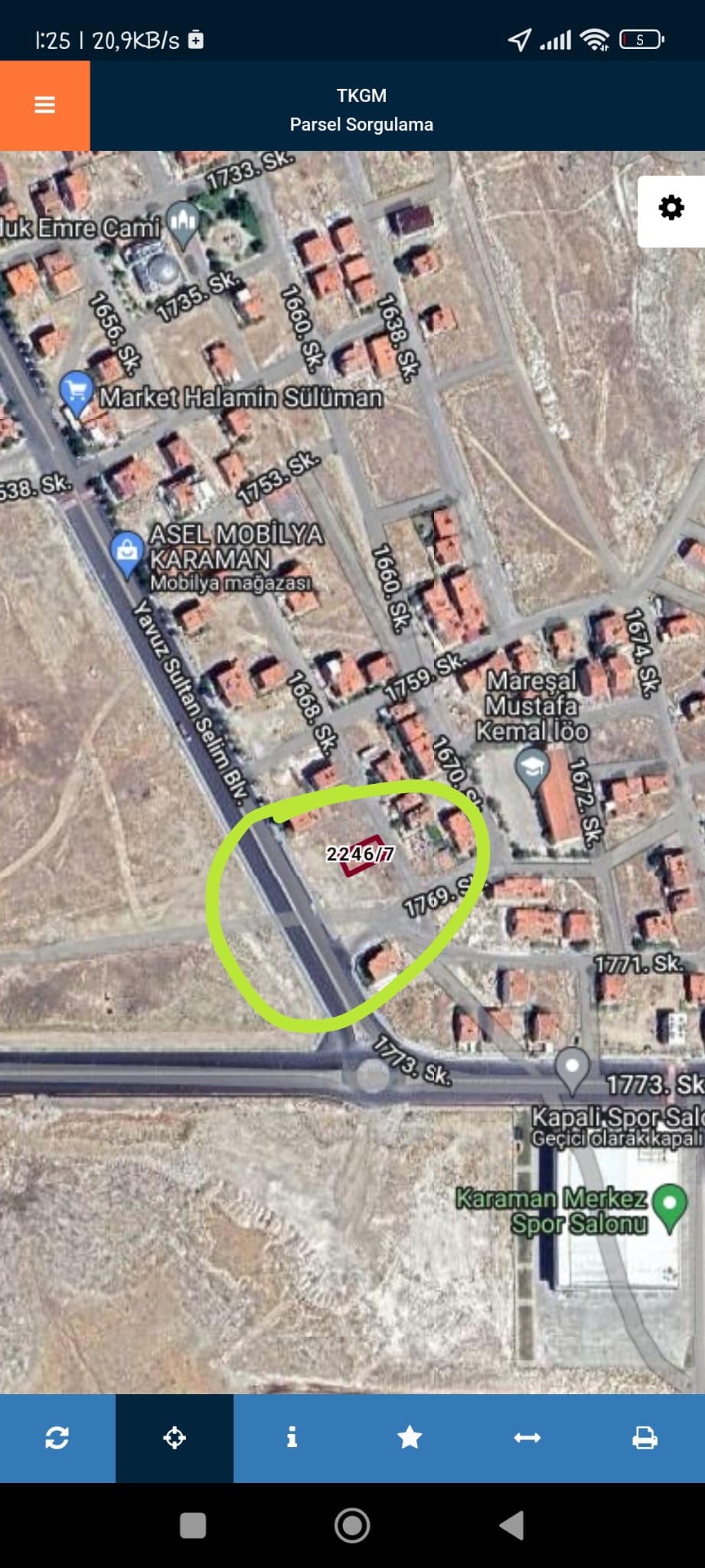 ŞEYH EDEBALİ MAHALLESİNDE 247 M2 ARSA