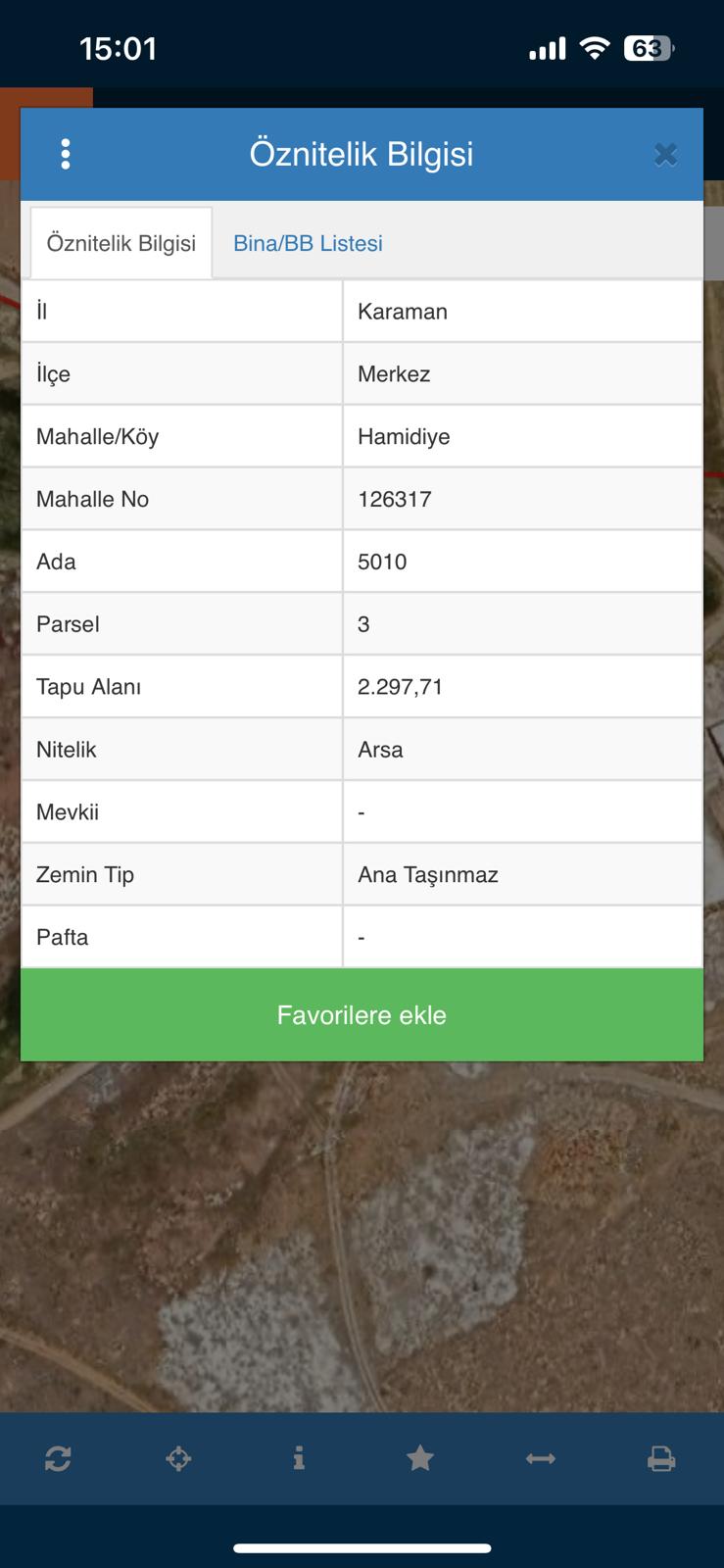 HAMİDİYE MAHALLESİ 2,297 M2 TİCARİ ARSA