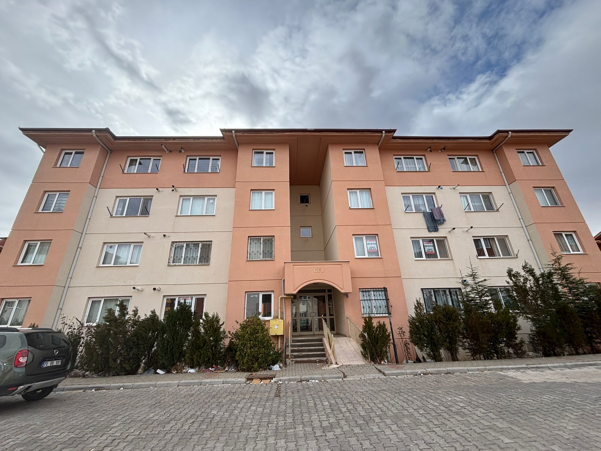 KİRALIK DAİRE  3.TOKİDE 1+1   1+1 EŞYASIZ