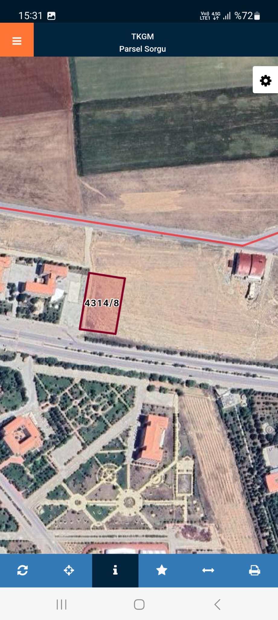 SATILIK 4,0000 M2 ARSA  ÜNÜVERSİTE KARŞISI   BİLGİSAYAR LİSESİ YANI