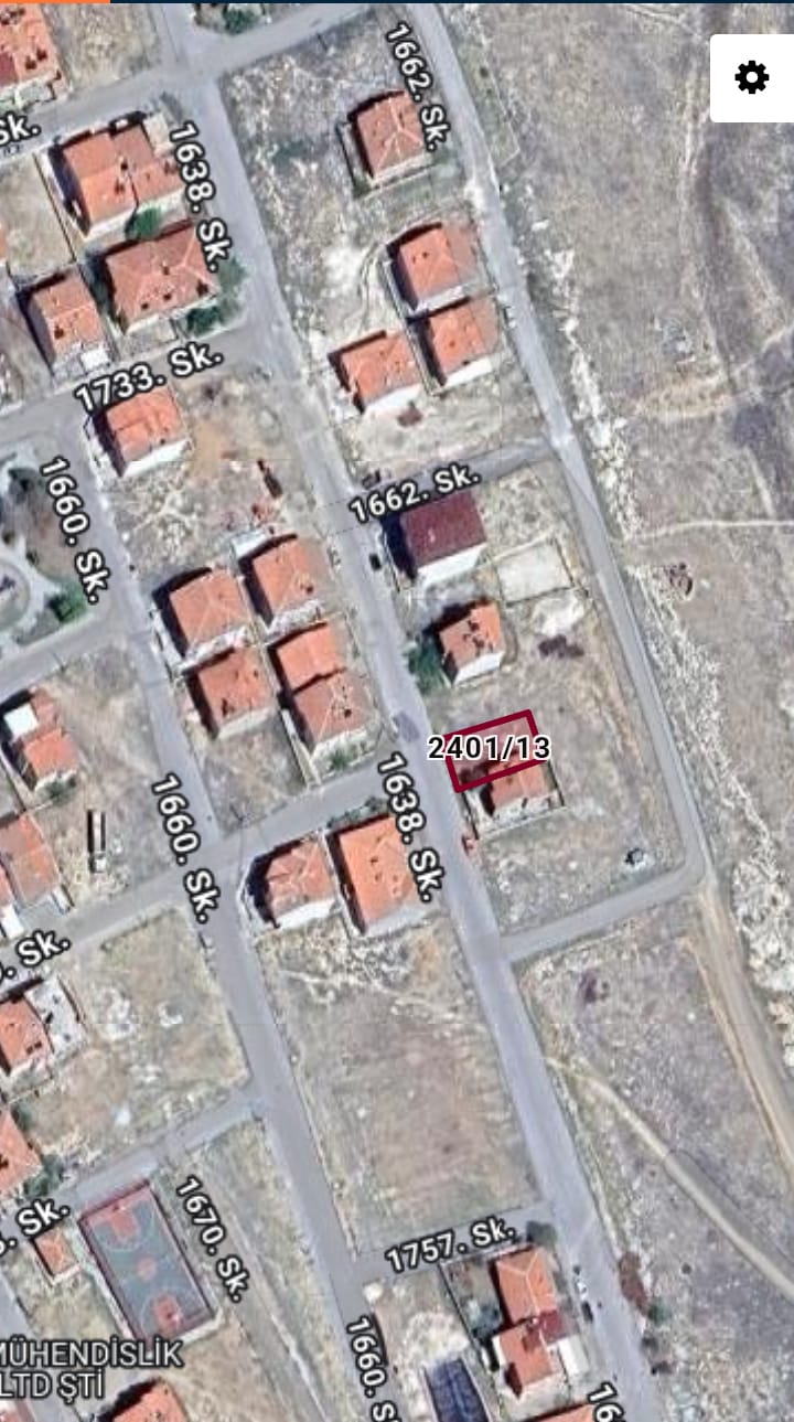 ŞEYH EDEBALİ MAHALLESİNDE SATILIK 221 M2 ARSA  YARIM HİSSESİ SATILIK