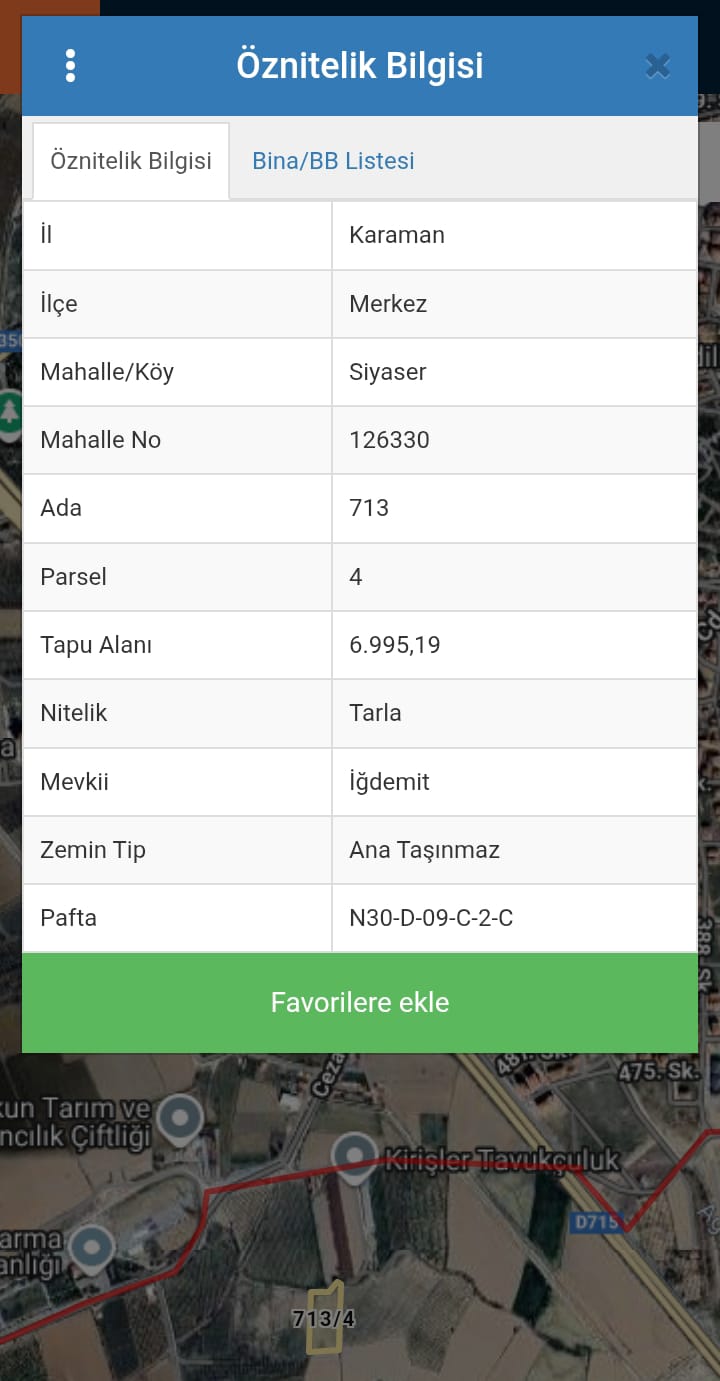 ÇELTEK MAHALLESİ,  6,995 M2 TİCARİ İMARLI ARSA