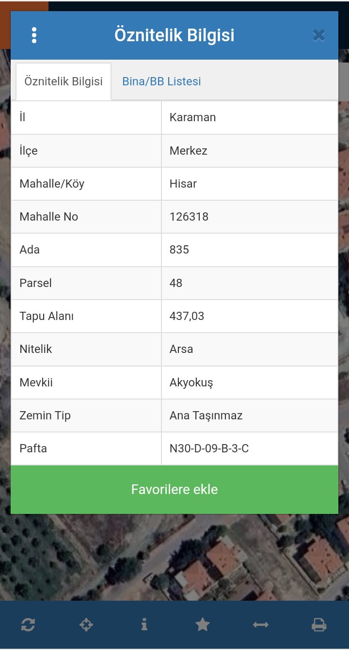 HİSAR MAHALLESİ 437 M2 ARSA