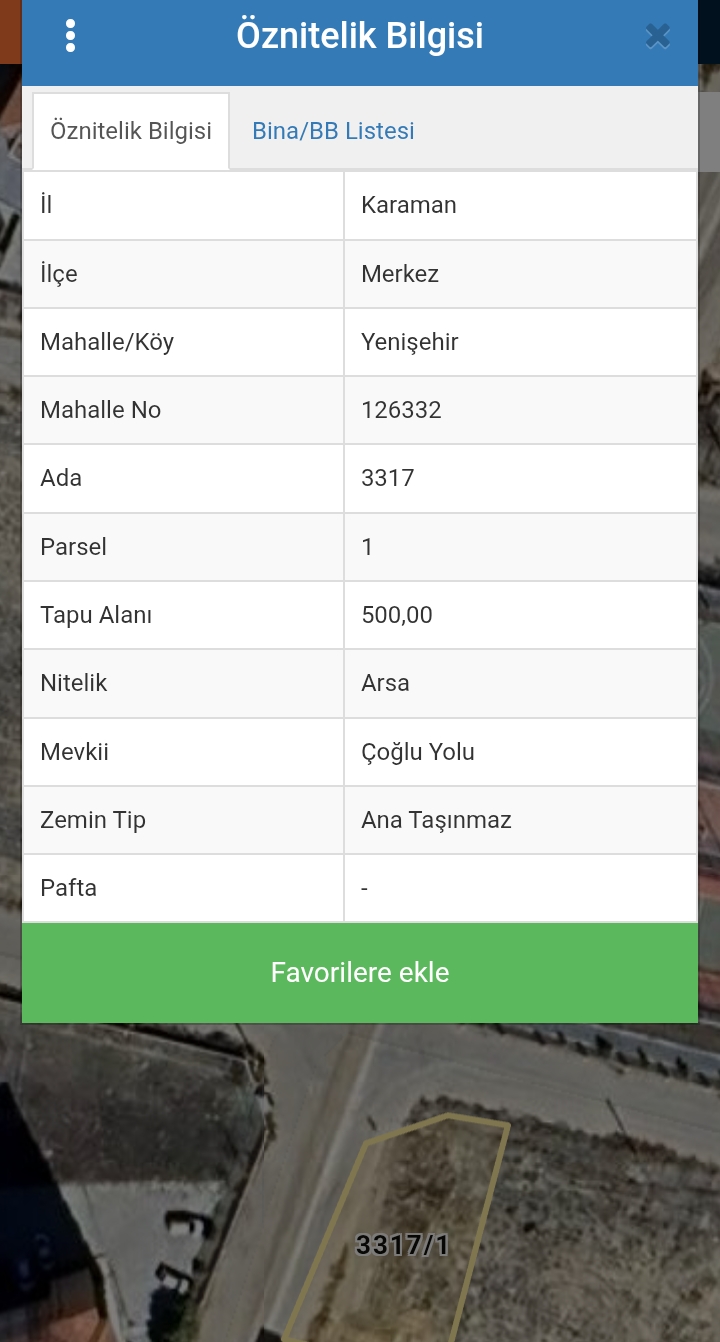 YENİŞEHİR MAHALLESİNDE  HAKİM SAVCI LOJMANLARI  ÖNÜ PARK  500M2
