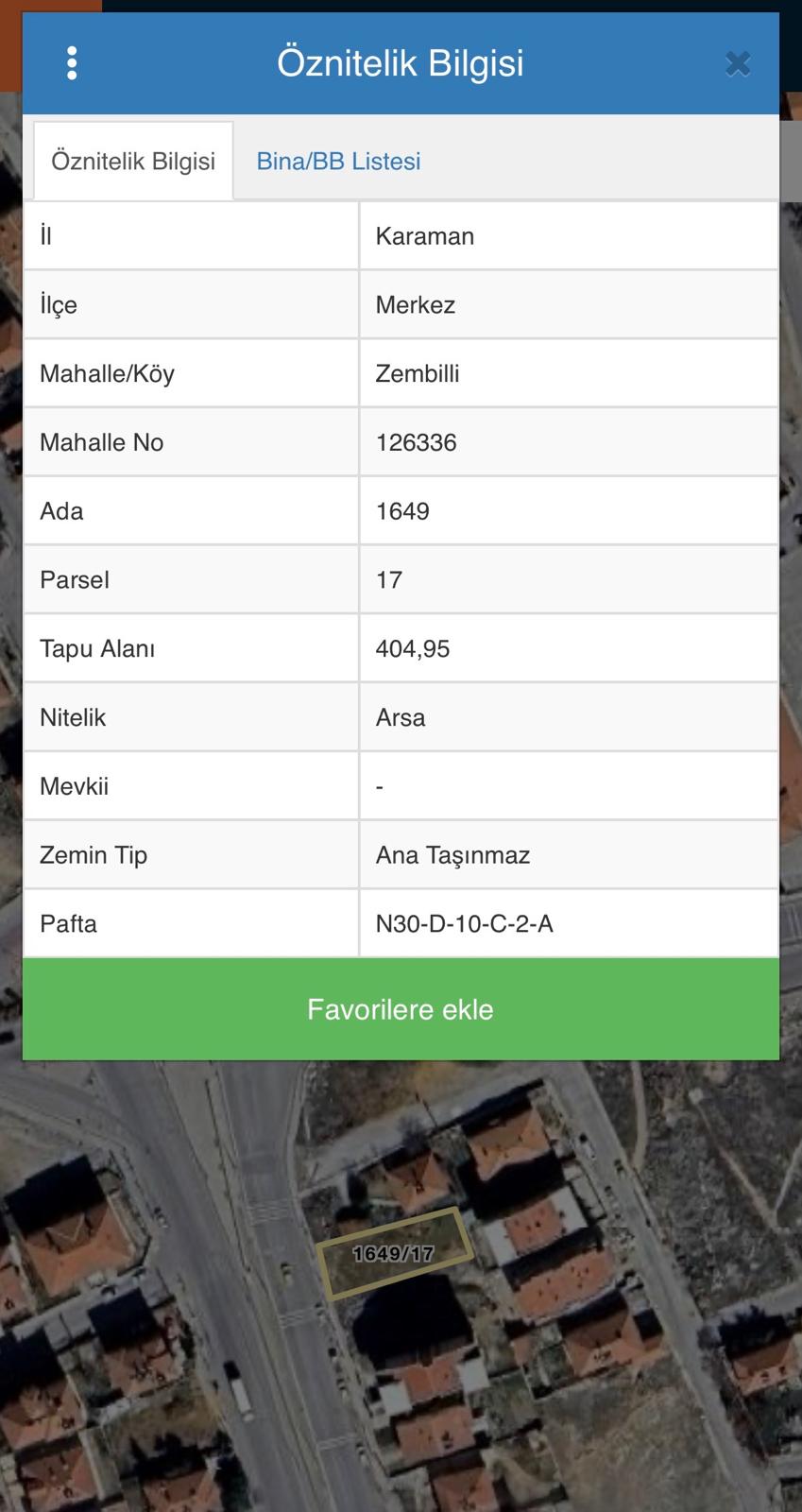 İBRAHİM HAKKI KONYALI MAHALLESİNDE 405 M2 