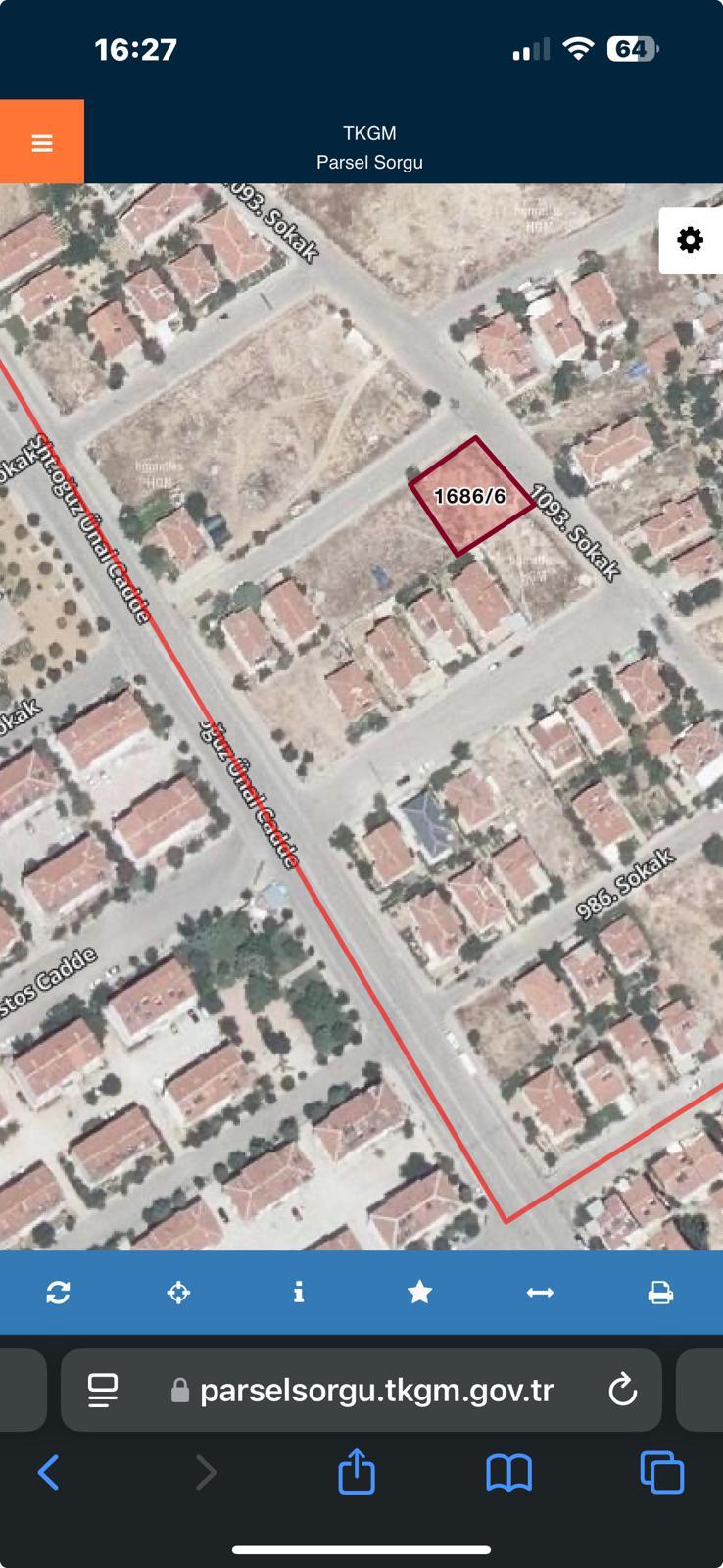 İBRAHİM HAKKI KONYALI MAHALLESİNDE 598 M2 ARSA 