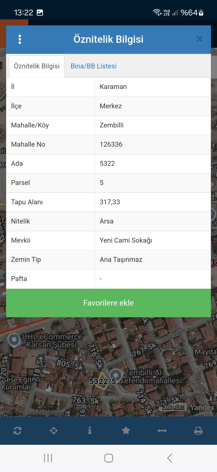 ZEMBİLLİ MAHALLESİNDE 317 M2 ARSA İÇERİSİNDE TOPRAK EV MEVCUT