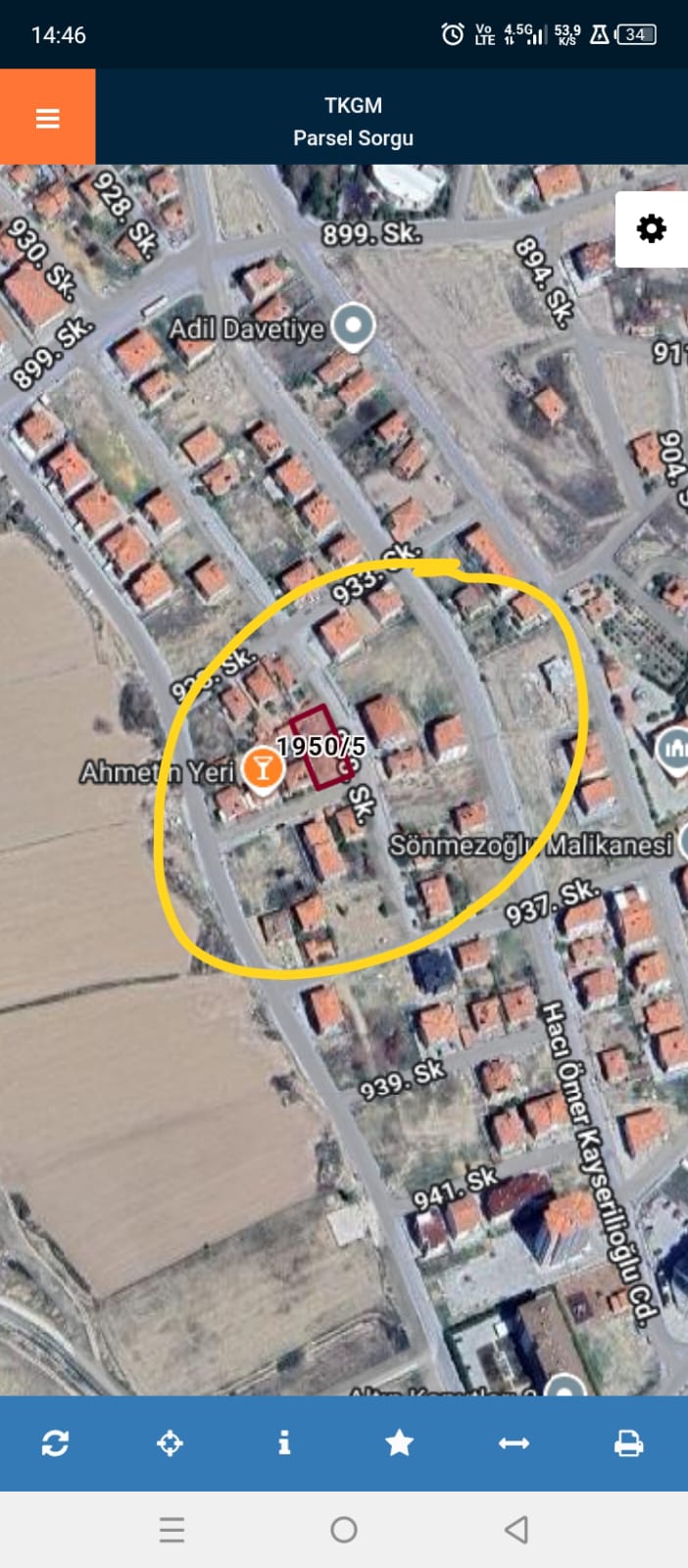 SİYASER MAHALLESİNDE 700 M2 ARSA 