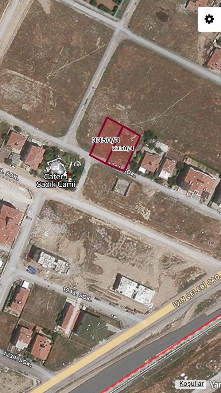 YENİŞEHİR MAHALLESİ 900 M2 ARSA İMARLI KONUT ARSASI