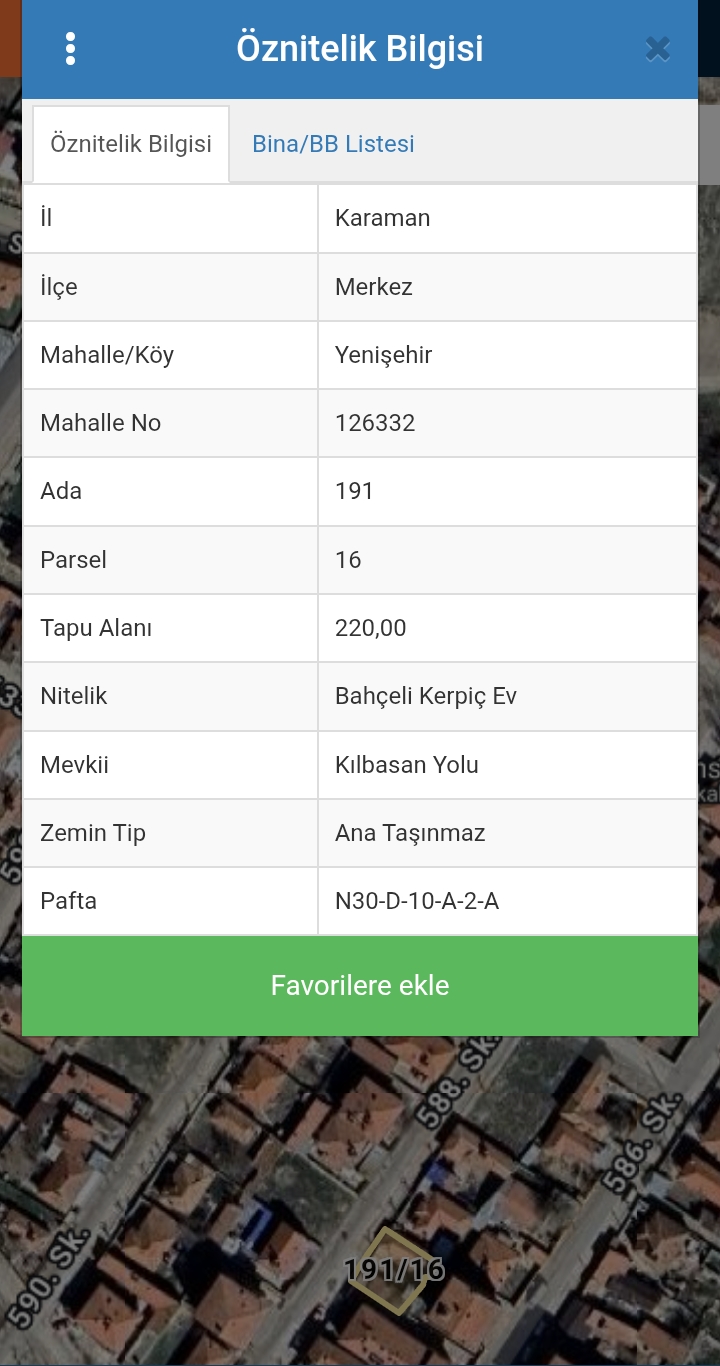 SATILIK ARSA  LARENDE  MAHALLESİNDE  220 M2
