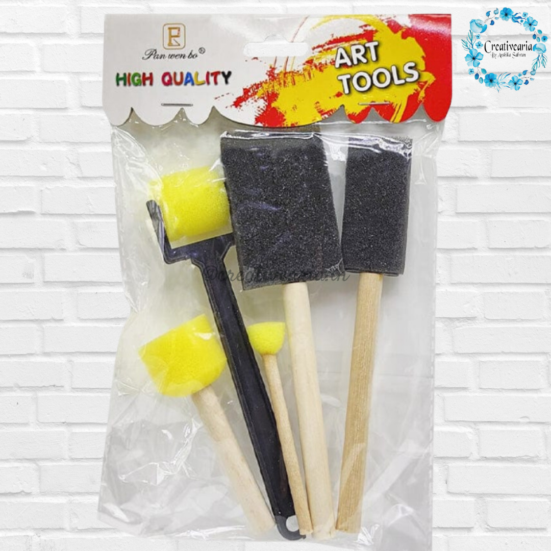 5pc Mixed Sponge Brush Set
