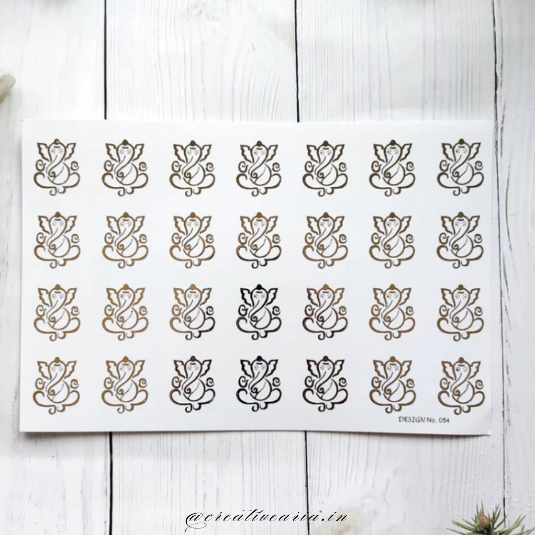 A5 Embossed Sticker Sheets (VCES054)