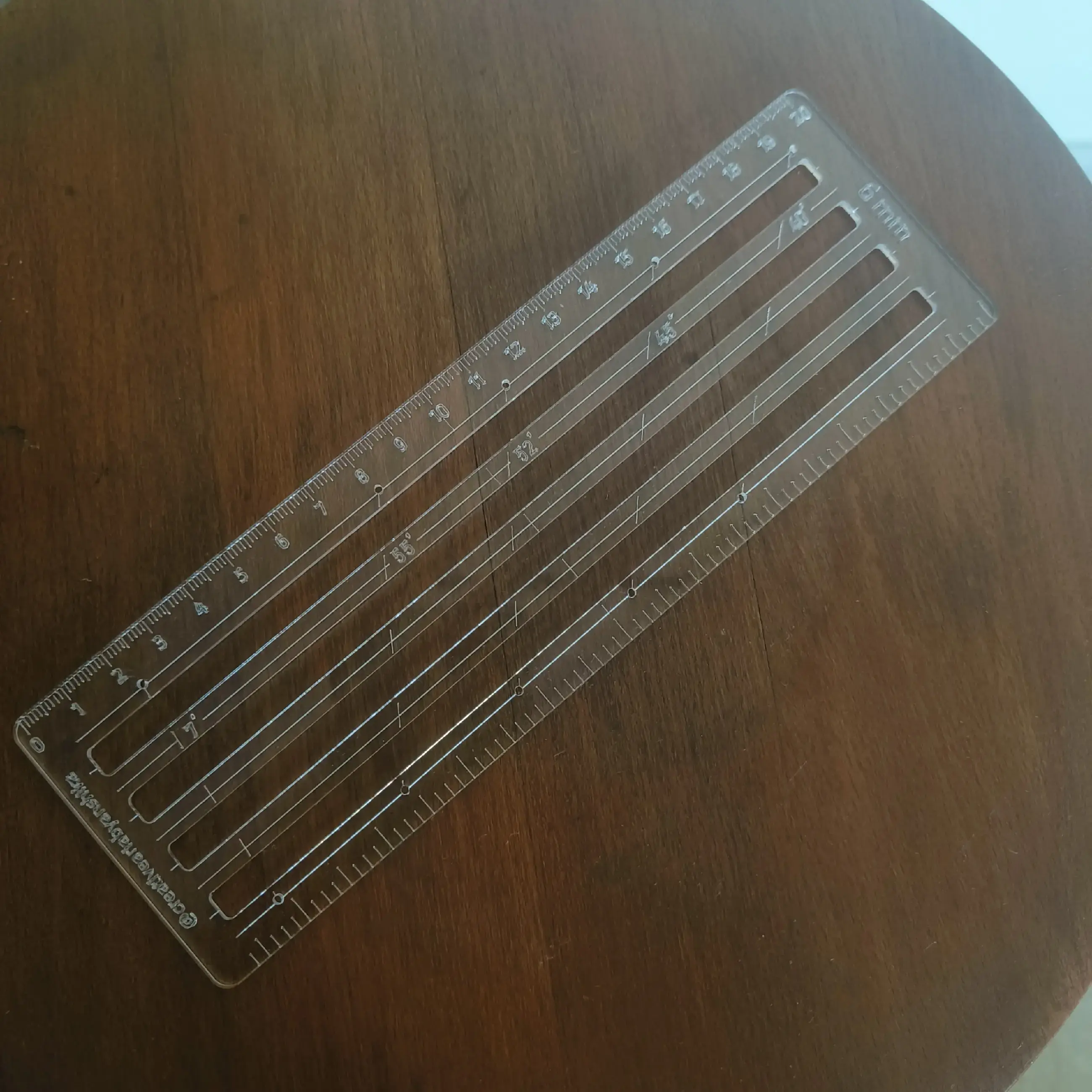 6mm Guideline Ruler For Calligraphy