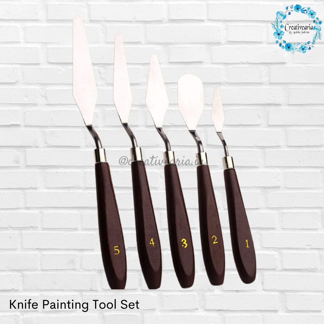Artist Palette Knife / Painting Knife (set of 5)