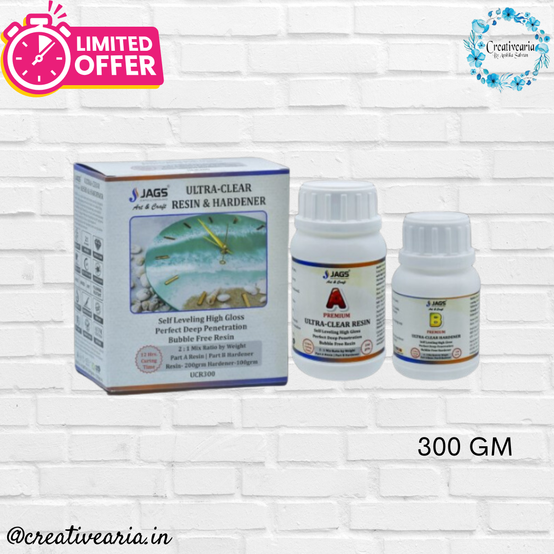 Jags Ultra Clear Resin - 300 gms