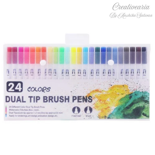 Dual Tip Brushpens - Set of 24