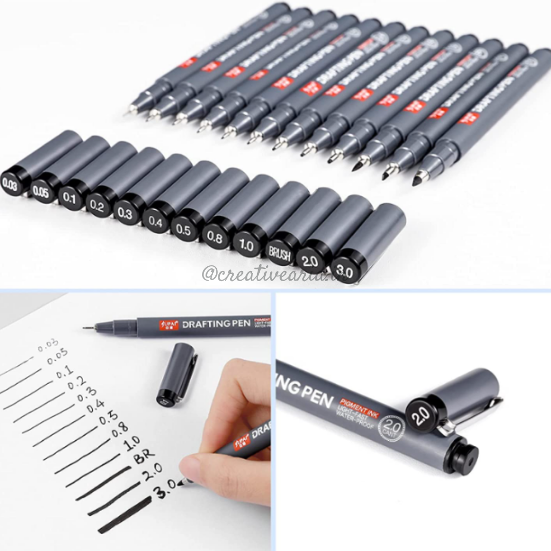Drafting Pen Set (12pc)