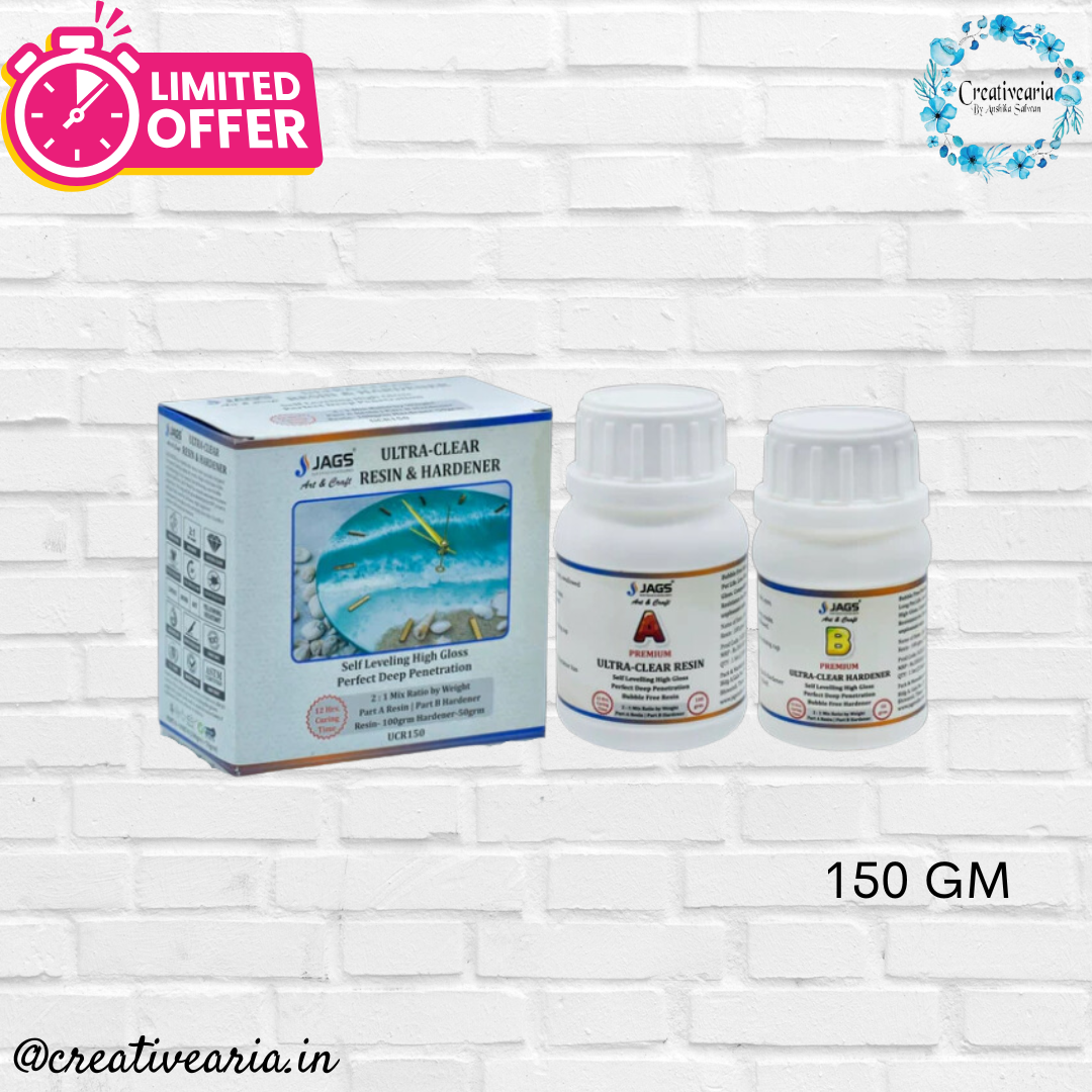 Jags Ultra Clear Resin - 150 gms