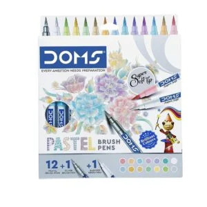 Doms Super Soft Tip Pastel Shades Brush Pen Set