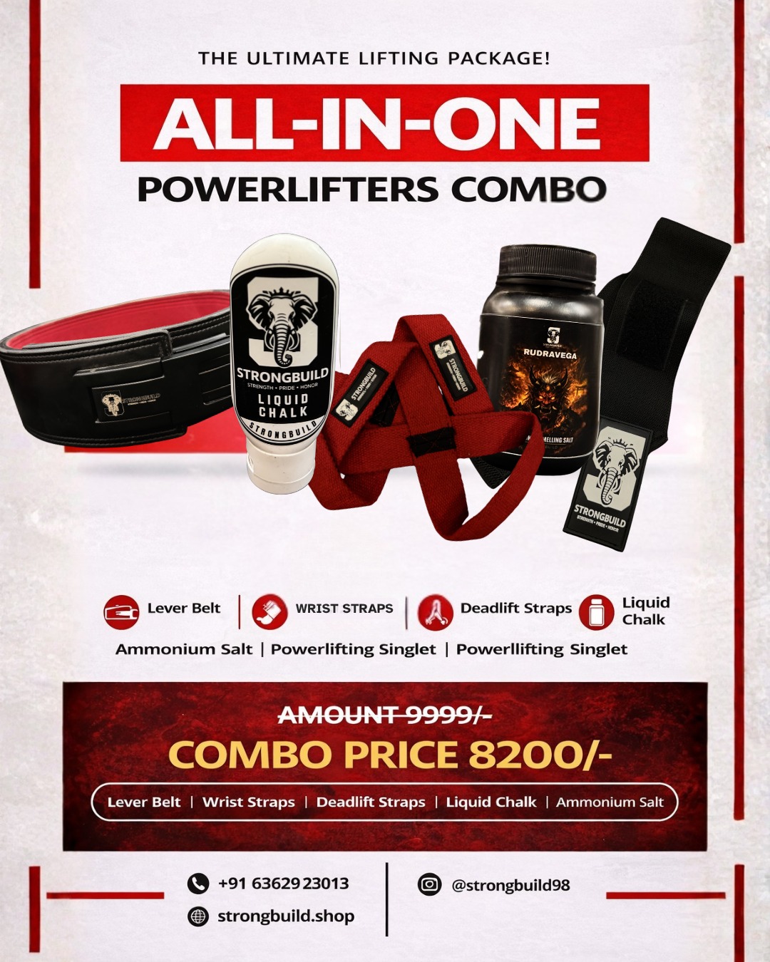 ALL-IN-ONE POWERLIFTER STARTER-KIT