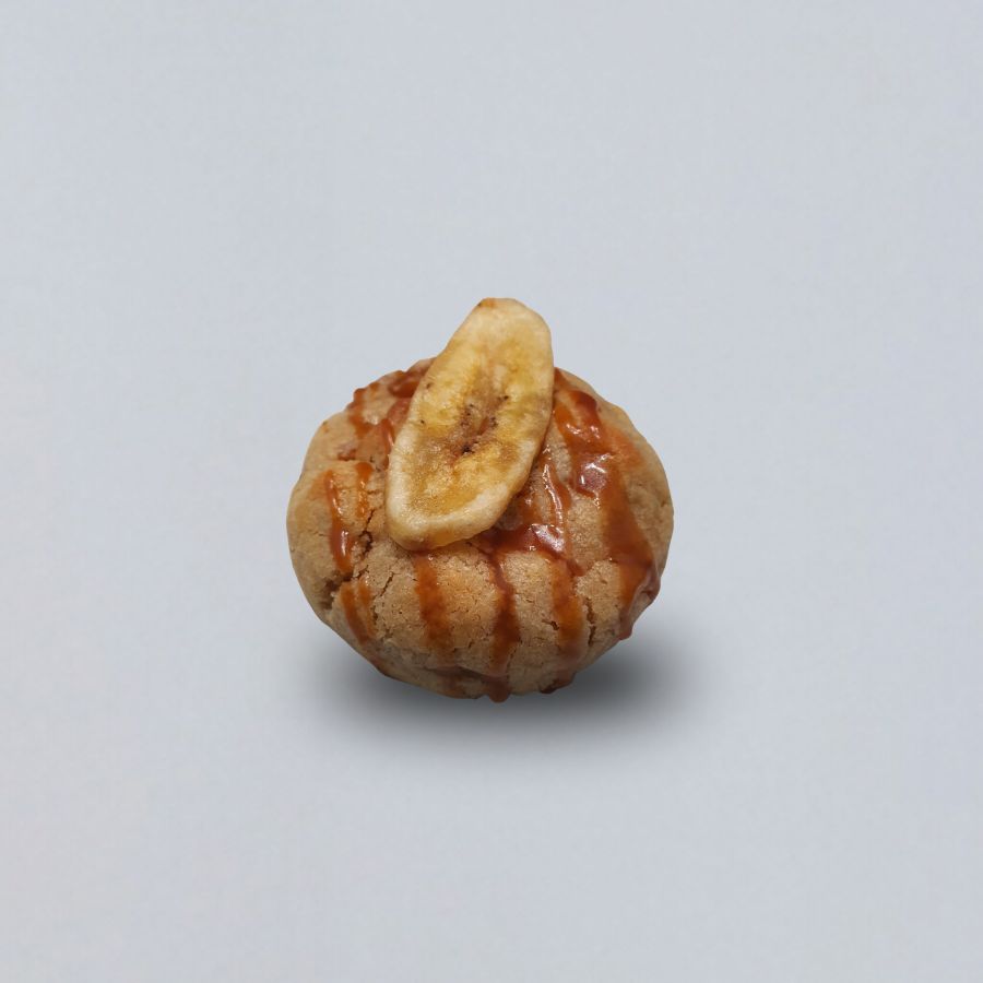 Cookie de Plátano y Caramelo Salado