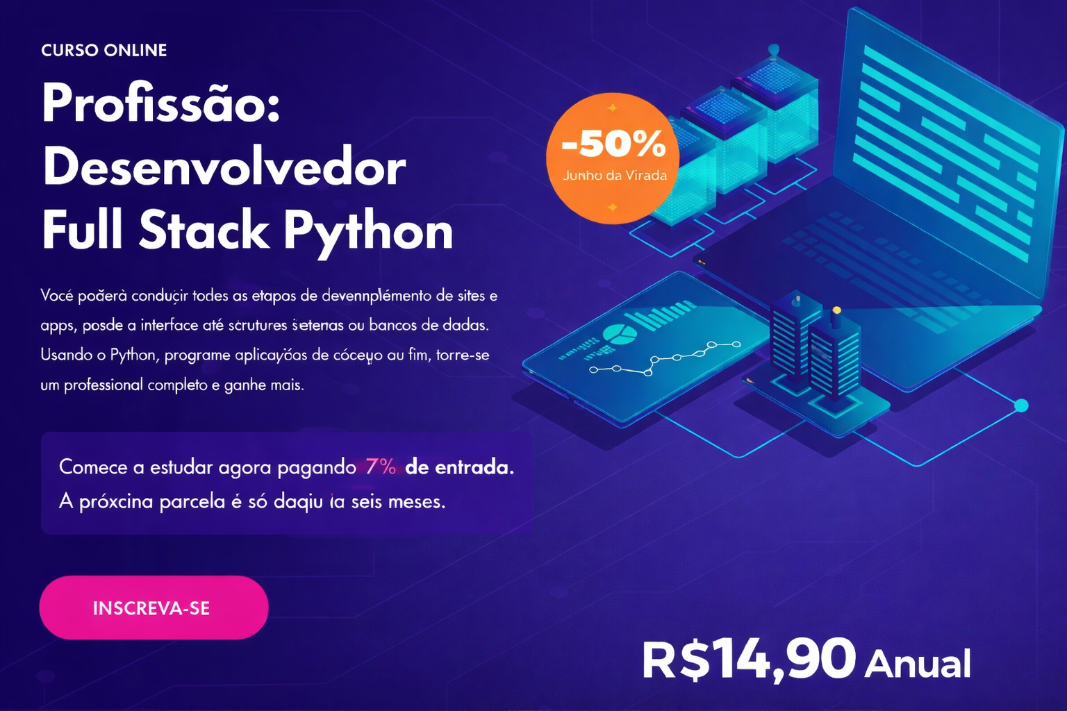Curso  Profissão - Desenvolvedor Full Stack Python   