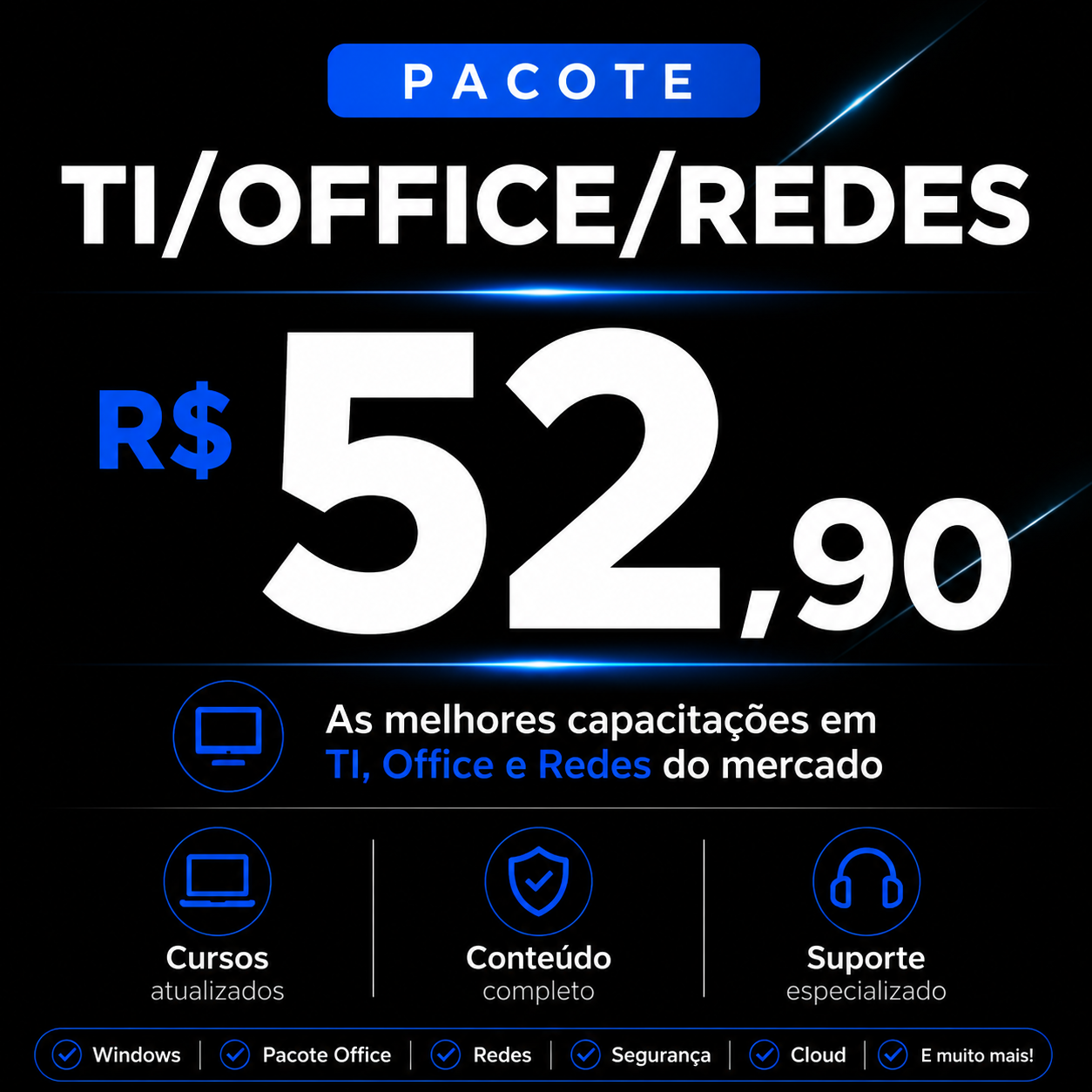 PACK TI / OFFICE / REDES COMPLETO