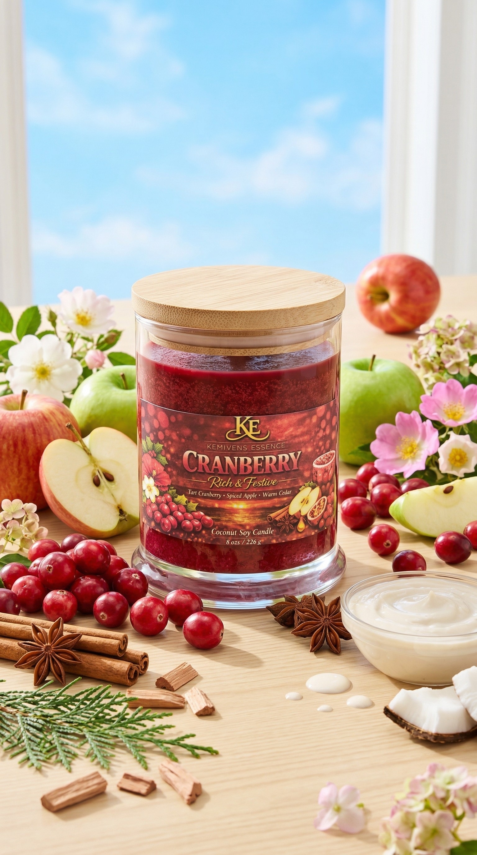 Cranberry Scented Candle